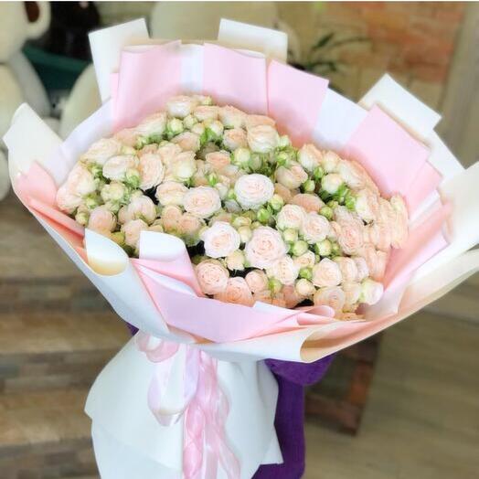 31 cream bush roses