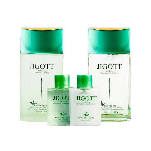 Jigott Well-Being Green Tea Homme Skin Care 2Set Набор уходовый для мужской кожи лица