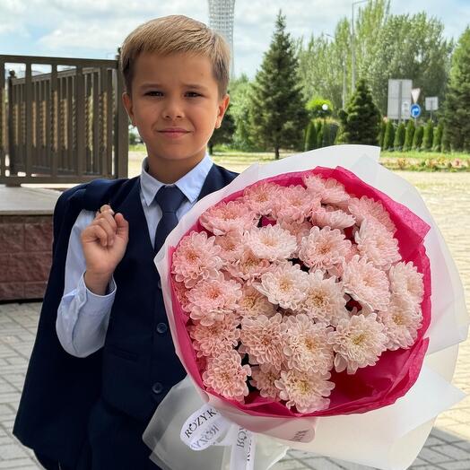 Букет из 7-ми хризантем