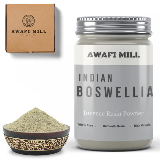 AWAFI MILL Indian Frankincense | Boswellia Powder - Bottle of 100 Gram