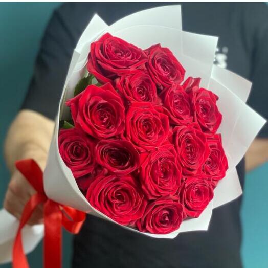 Rosas rojas 15 piezas