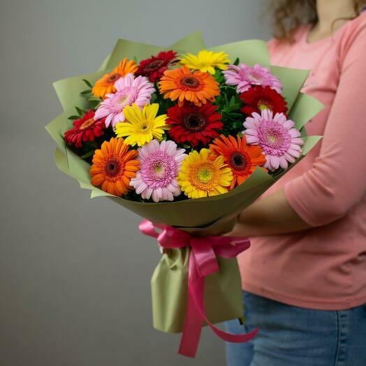 Ramo de 15 Mini Gerberas