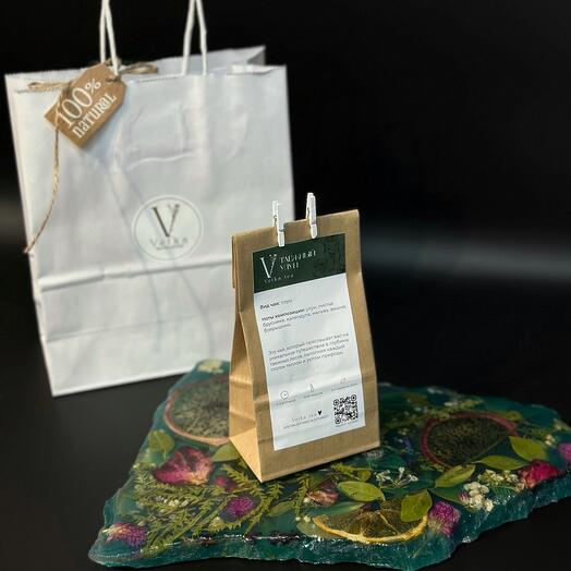 Premium branded blended tea "Taiga Oolong" VETKA TEA COLLECTION