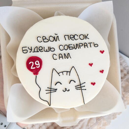 Бенто торт с котиком
