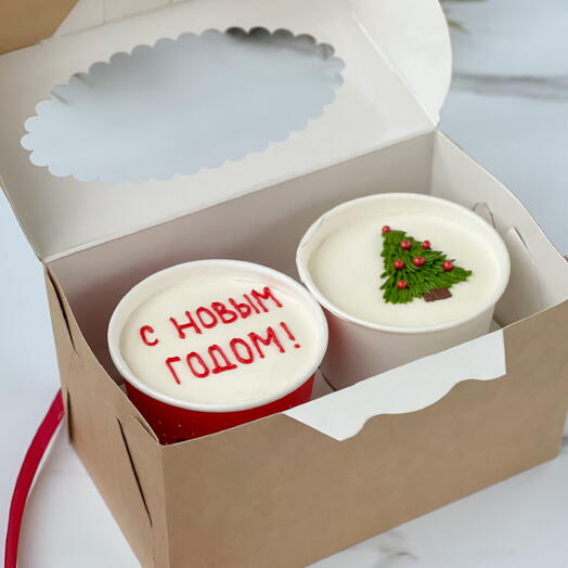 Торт в стакане Cake to go С Новым Годом