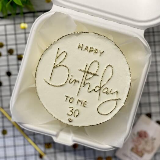 Бенто-торт S «Happy Birthday to me»