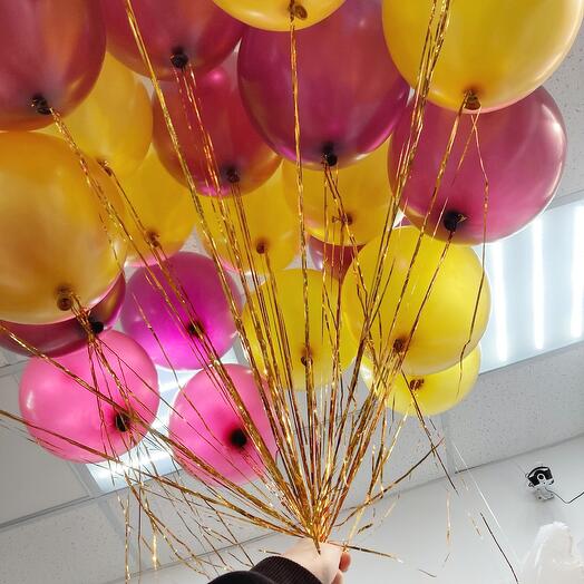 Vela en el pastel " globo. Estrella de plata