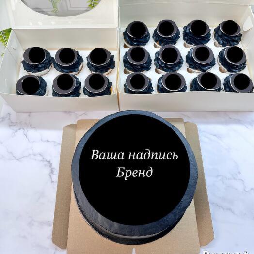 Торт набор на корпоратив,коллегам,партнёрам, начальнику , начальнице, сотрудникам, директору, на работу,с вашим логотипом