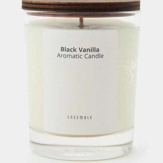 Свеча ароматическая Black Vanilla, 200 мл