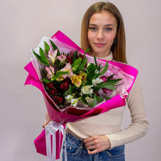 Букет из альстромерий. Арт.252