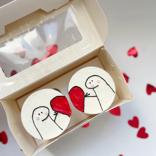 Traifle 2 piezas Corazón