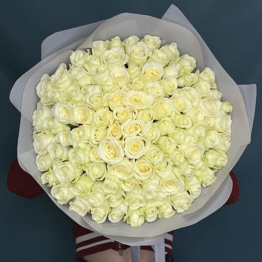 Белые розы Сто одна 🌹