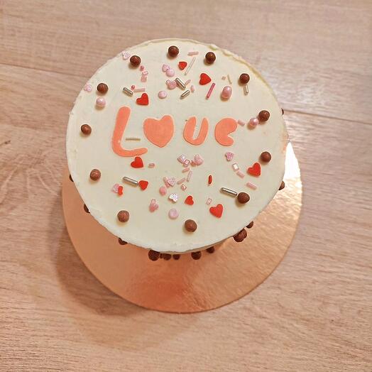 Бенто Торт-мороженое 880гр " love " любимой, любимому, маме,  супруге, итд