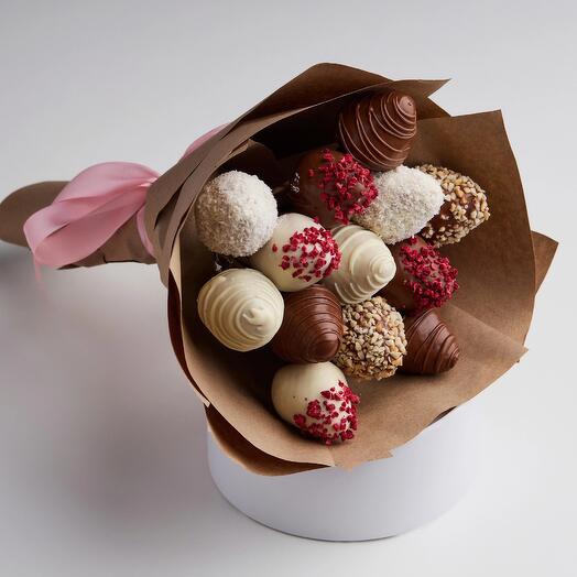 Bouquet "chocolate Charlie" 13 bayas