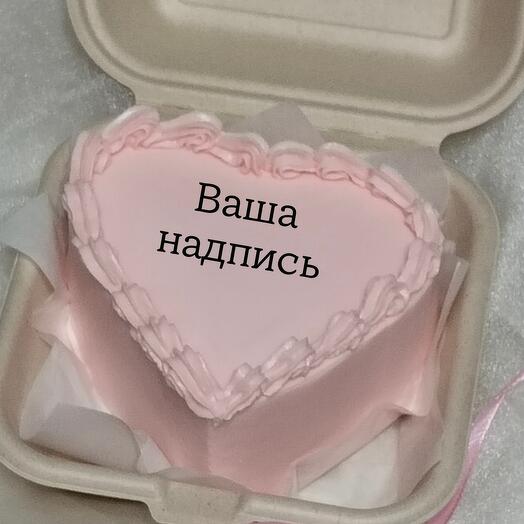Бенто торт "Сердце"