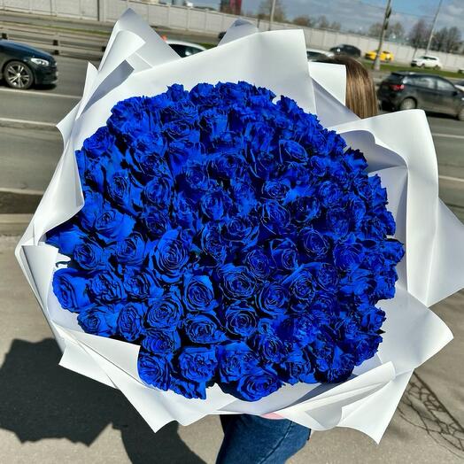 Синие розы 101 💙