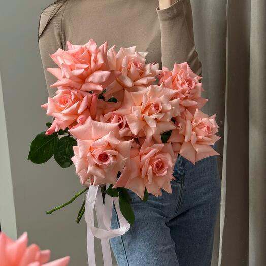 Французские розы (9 розовых)