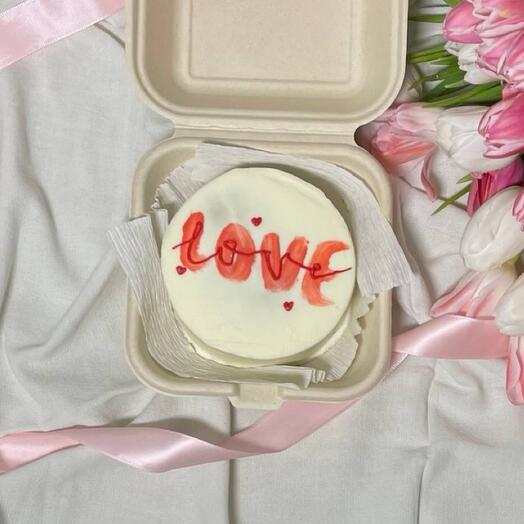 Бенто торт «love»