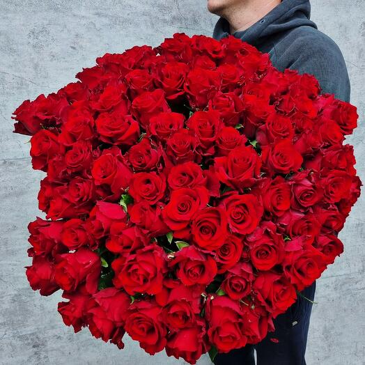 101 роза красная 🌹 🌺