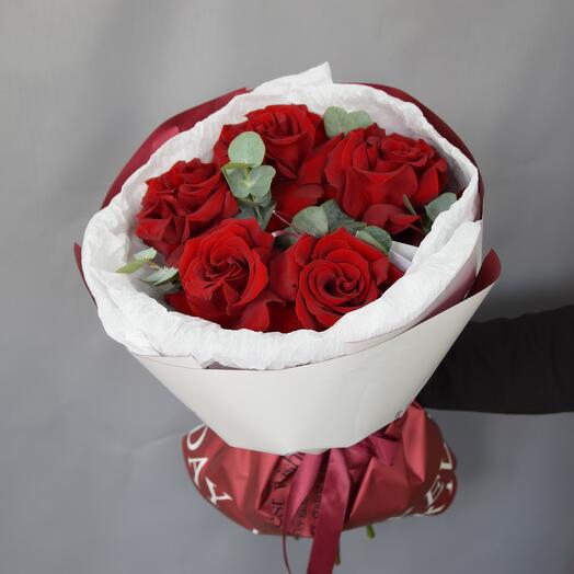 5 Француз раушан гүл шоғы