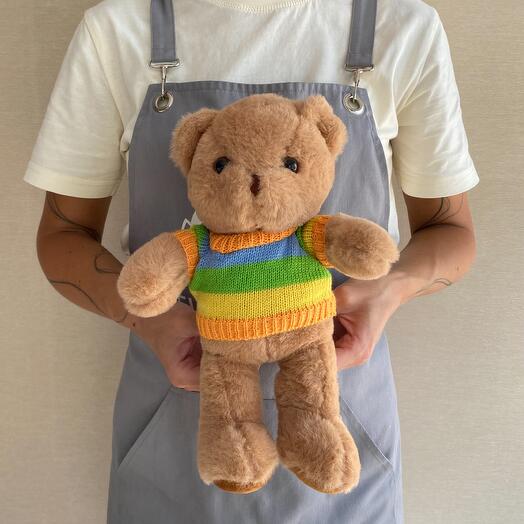 Игрушка «Мишка в кофточке»