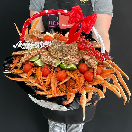 Корзина с морепродуктами
