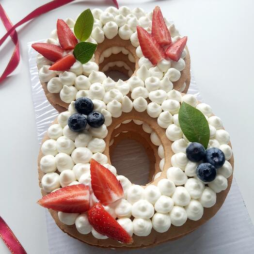 Торт медовый "Цифра"