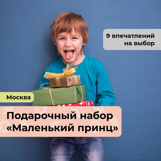 Маленький принц. Подарочный набор для мальчика 9 в 1