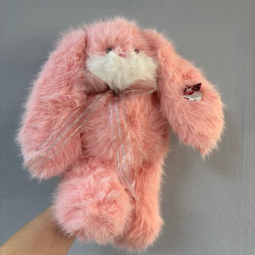 Зайка розовый