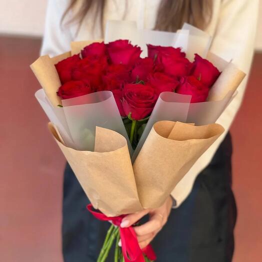 Ramo de rosas de fuego