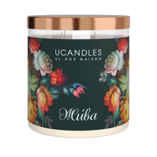 Аромасвеча UCANDLES Жива, 3 фитиля 540гр