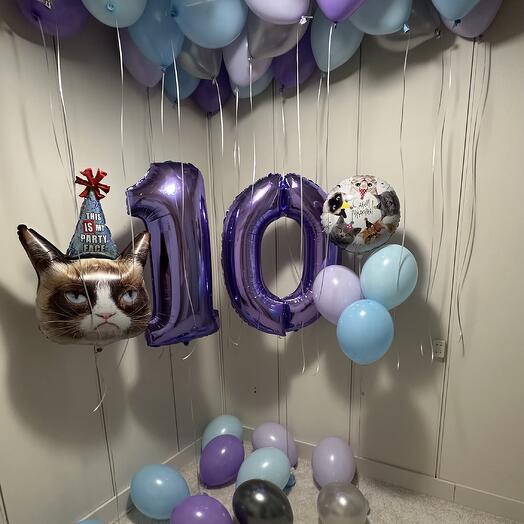 Шары на 10 лет