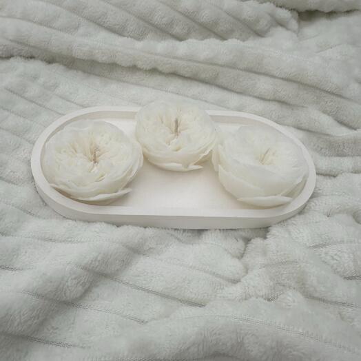 Свечи «Чайные пионы»