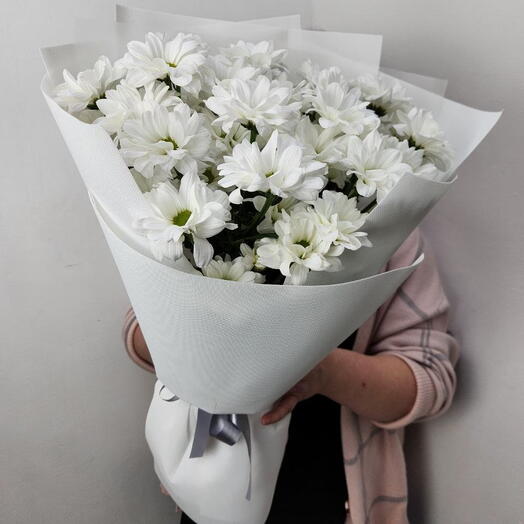 Букет М кустовых хризантем (5 шт)