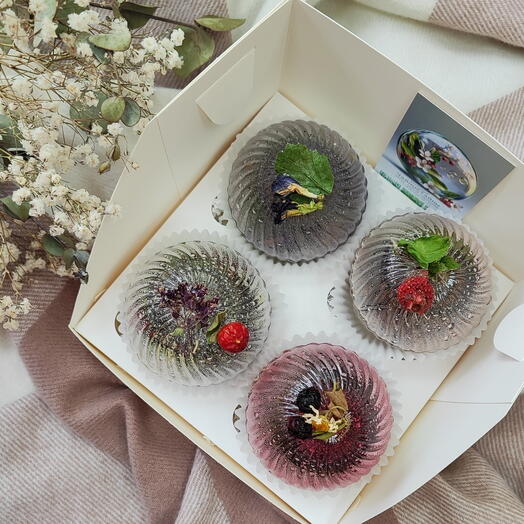 Чайные бомбочки набор "Снежный туман"