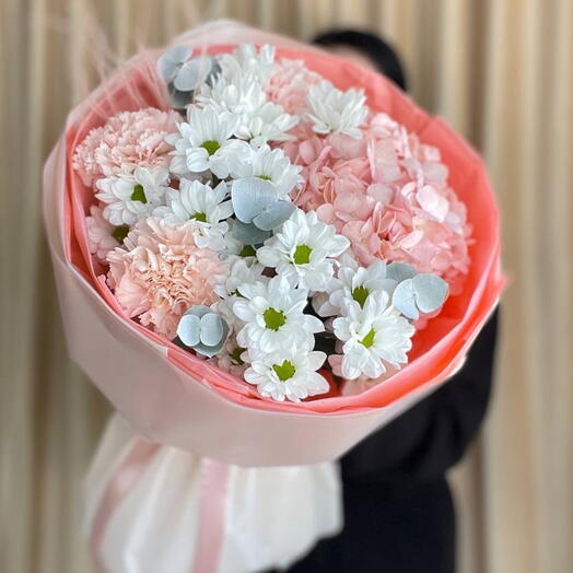 Нежный букет с гортензией🌸