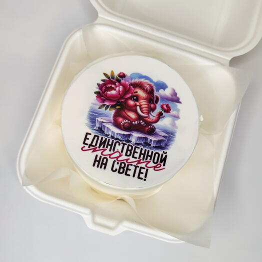 Бенто торт "Единственной маме на свете!"