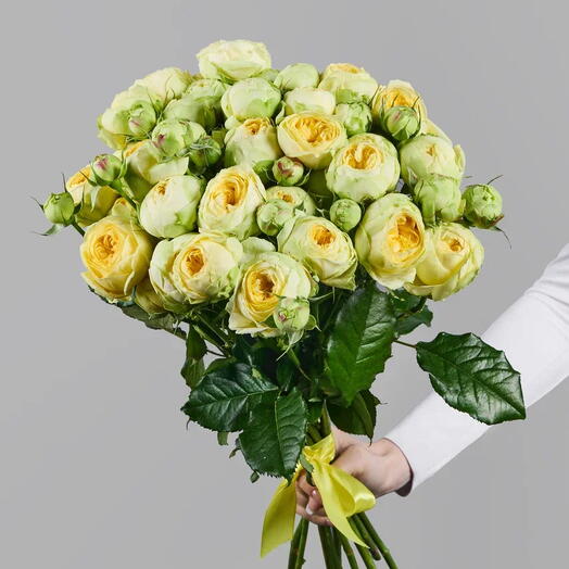 Букет из 9 кустовых роз Peony Bubbles