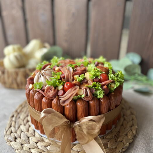 Мясной торт