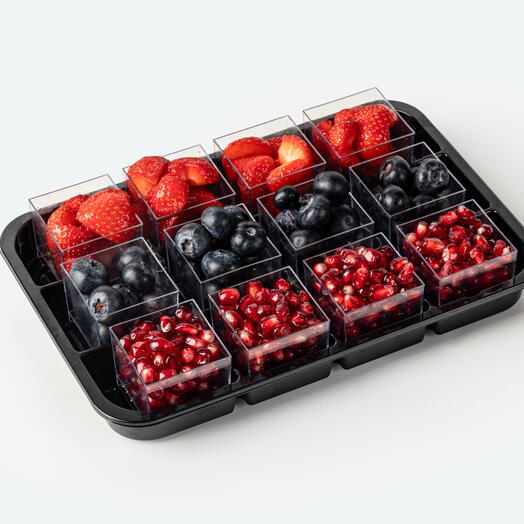 Фруктовый сет (клубника, голубика, гранат), 12 шт по 35 г