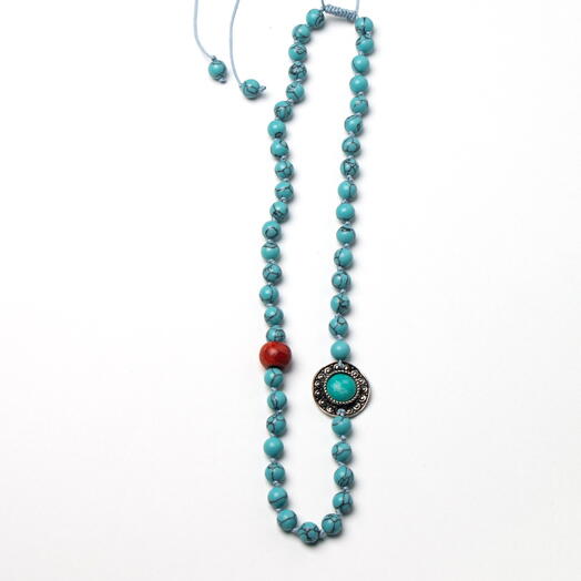 Бусы Blue Coral