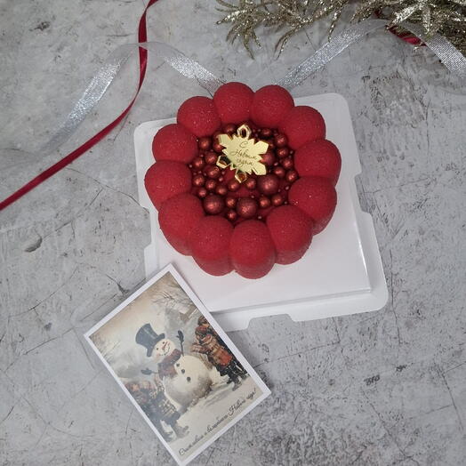 Муссовый бенто торт Манго-маракуйя