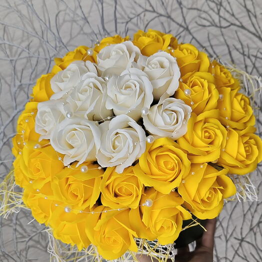 Букет из мыльных роз для неё 💐