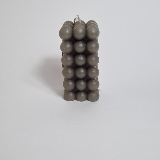 Свеча Grey bubbles