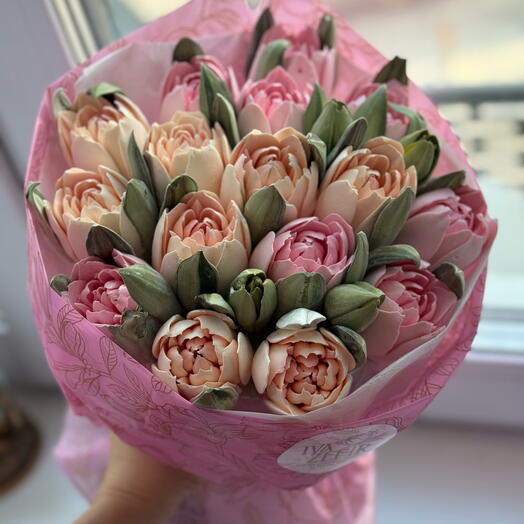 Букет из зефира 25 см