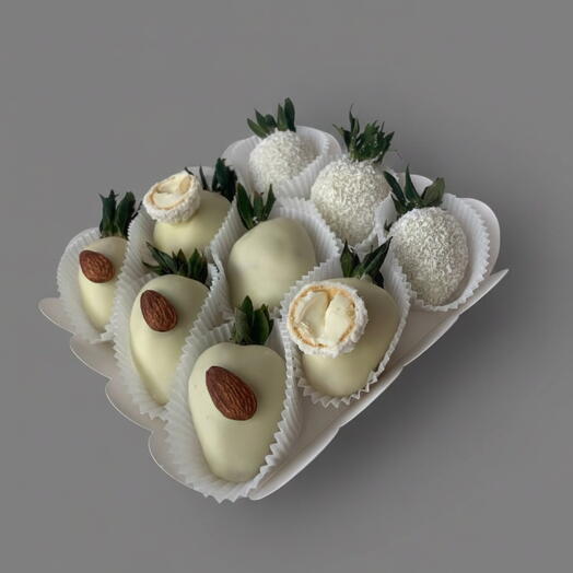 Клубника в белом шоколаде для любимой