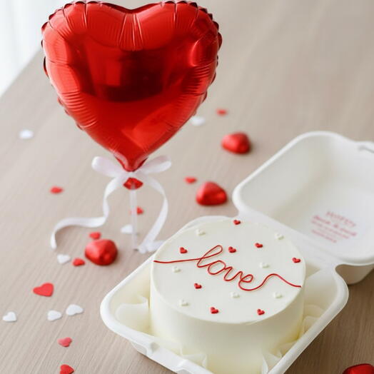 Бенто торт для второй половинки ♥️♥️♥️