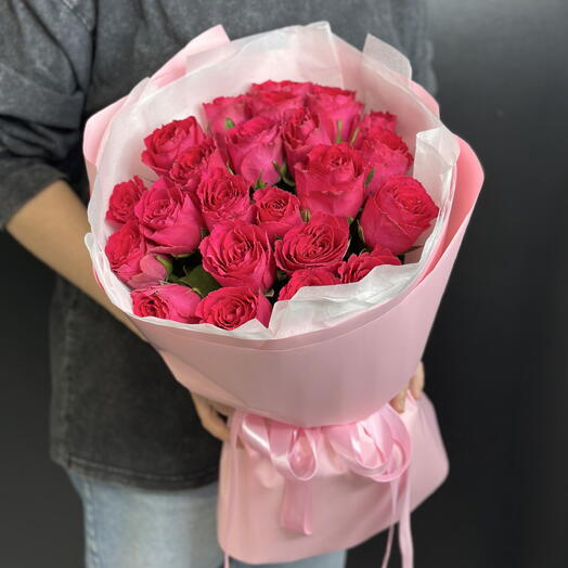 Букет из ярких Кенийских роз 23💗