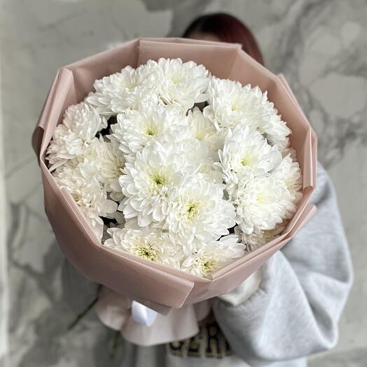 Букет из 5 хризантем