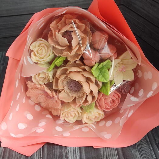 Букет из шоколадных цветов Неженка